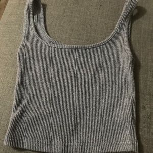 Forever 21 ribbed cropped tank top